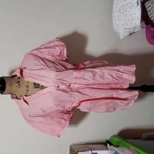 Nwt 3xl white and red stripes tshirt.